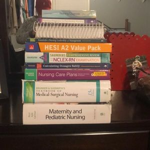 Nursing school books